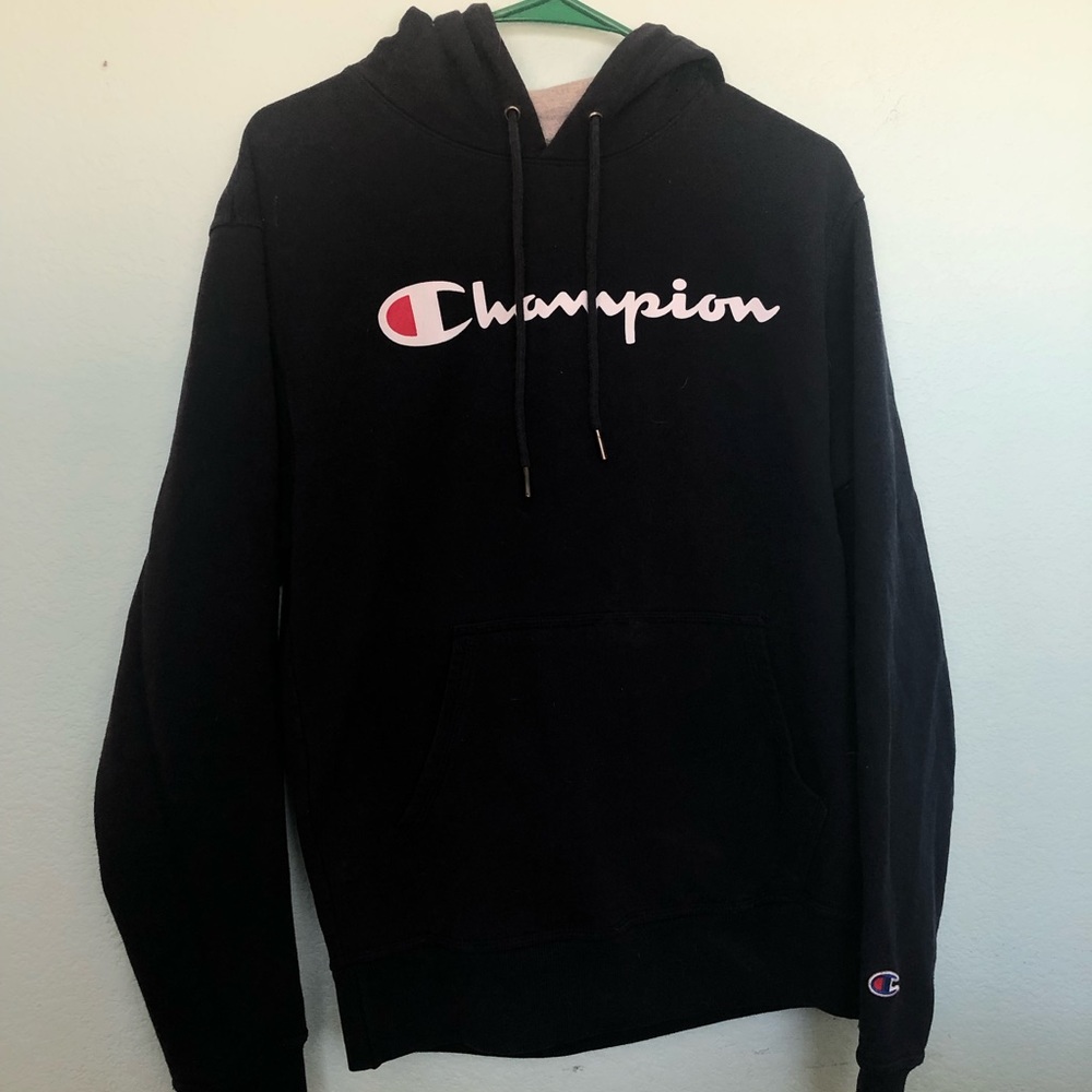 Dark blue champion hoodie size small